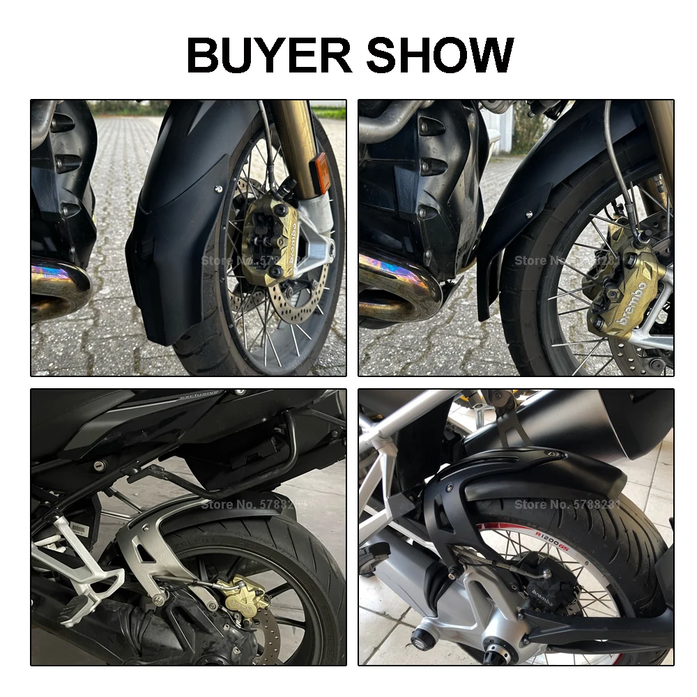 Motorcycle Accessories Rear Fender For BMW R1250GS GSA R1200GS LC ADV 2013-2023 Mudguard Tire Hugger Splash Guard Aluminum Cover