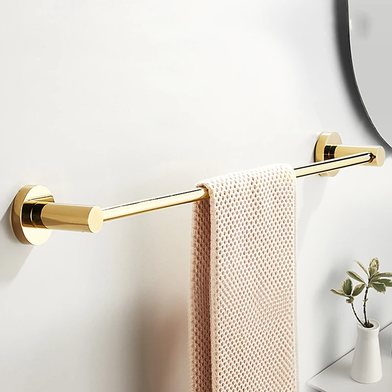 Gold Color Plated High Quality 304# Stainless Steel Bathroom Accessory,Single Towel Bar,Towel Rail, Towel Holder