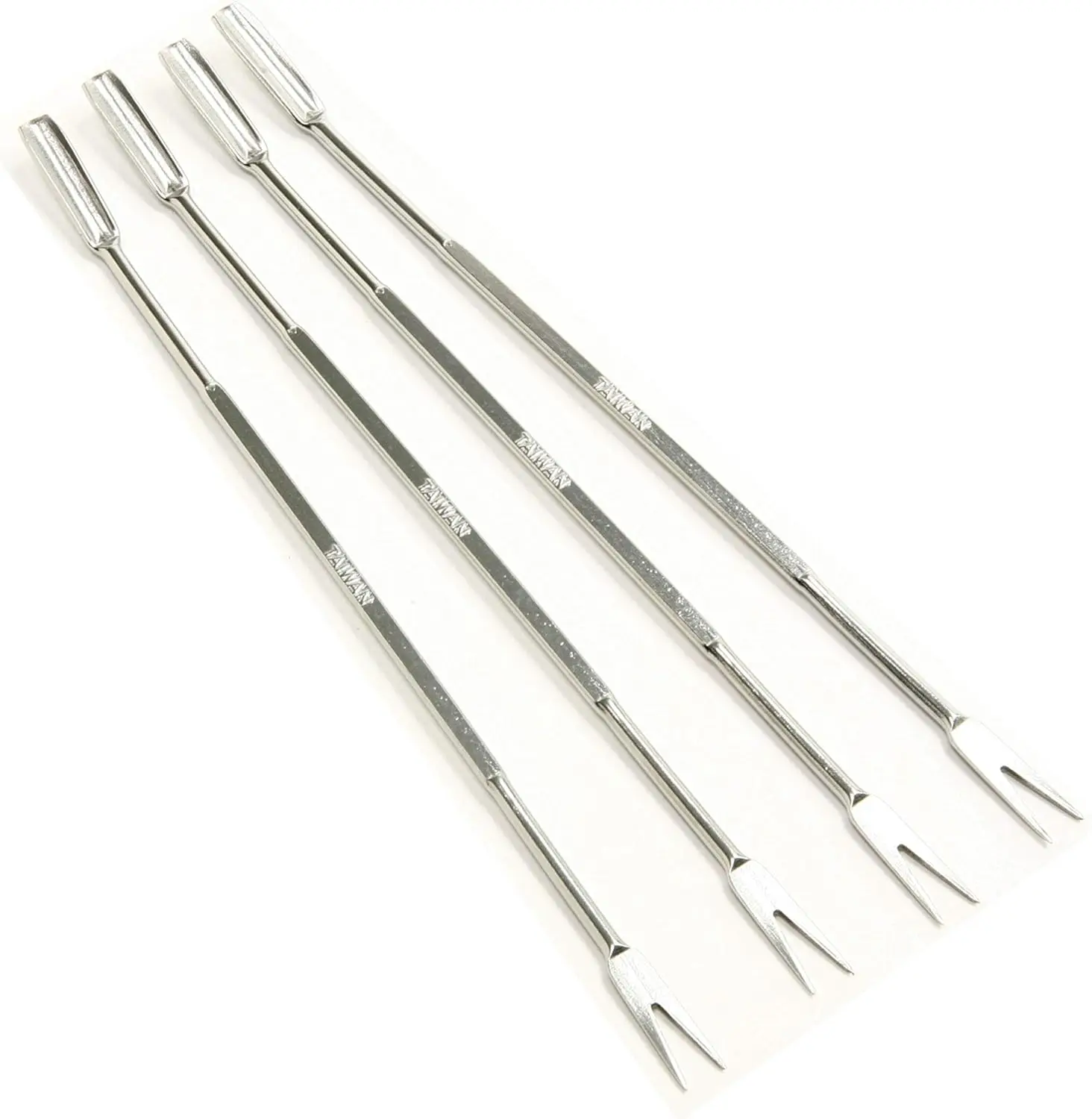 Stainless Steel Seafood Forks 6.75" | 4-Count per Pack | 1-Pack