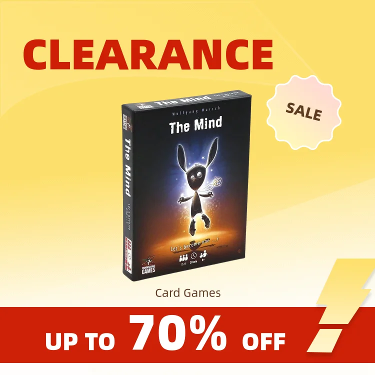 Clearance_The Mind Card Game Party Puzzle Board Game Team Experience Interactive Game_Continuous updates