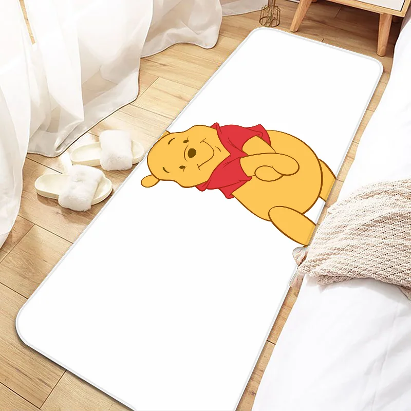 Winnie-the-Pooh Door Mat Entrance Non-slip Doormat Washable Kitchen Carpet Living Room Hallway Rugs Bathroom Bath Door Mats