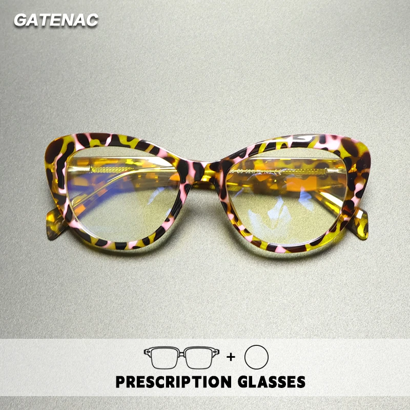 

Tortoiseshell Reading Glasses Women Cat Eye Anti Blue Light Prescription Glasses Photochromic Progressive Multifocal Eyewear