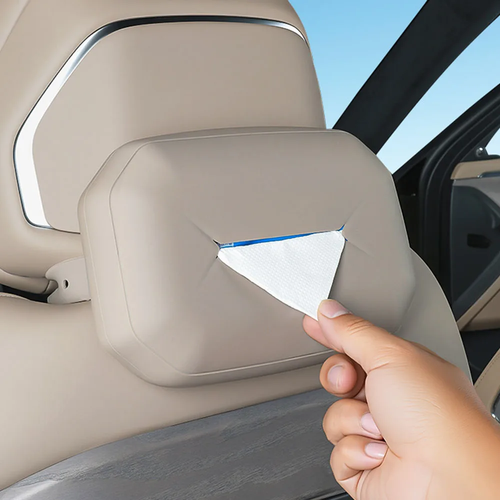 

Original Car Same Color Silicone Tissue Box Interior modification Accessories Fit For ZEEKR 8X Car Mounted Hanging Paper Bag