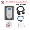 Toyota、v18.00.008、gts it3 vim、obdプログラミング、TIS-III、車の診断オンライン用のotc tis3techstream診断スキャナーツール 1