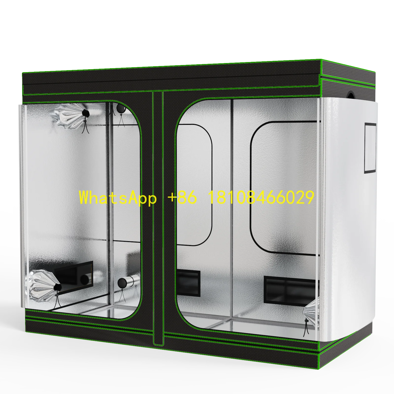 

Box Complete Full Kit With Inline Duct Fan Trilite 2000 Large 8x4 Grow Tent