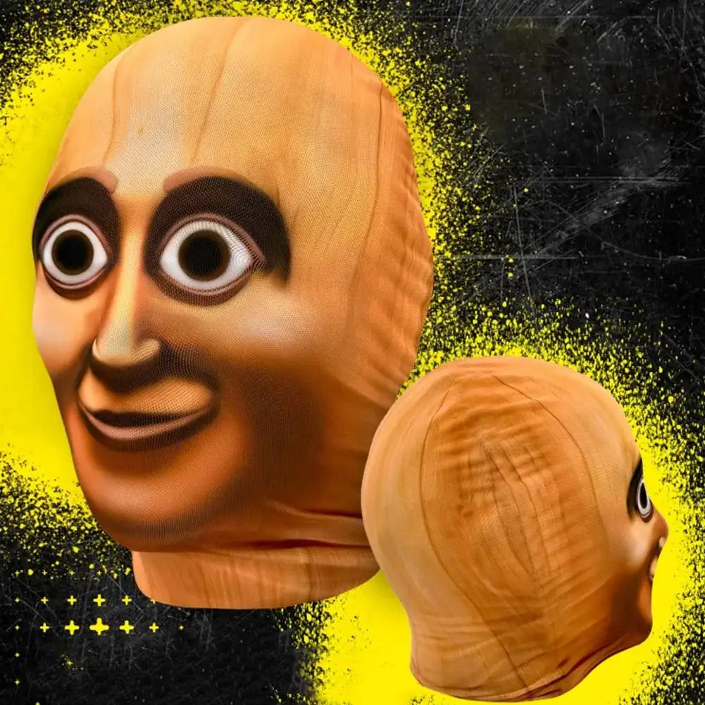 Masque visuel complet imprimé en 3D, cagoule, accessoires de jeu de rôle amusants, Costumes, couvre-chef en maille élastique pour hommes et femmes