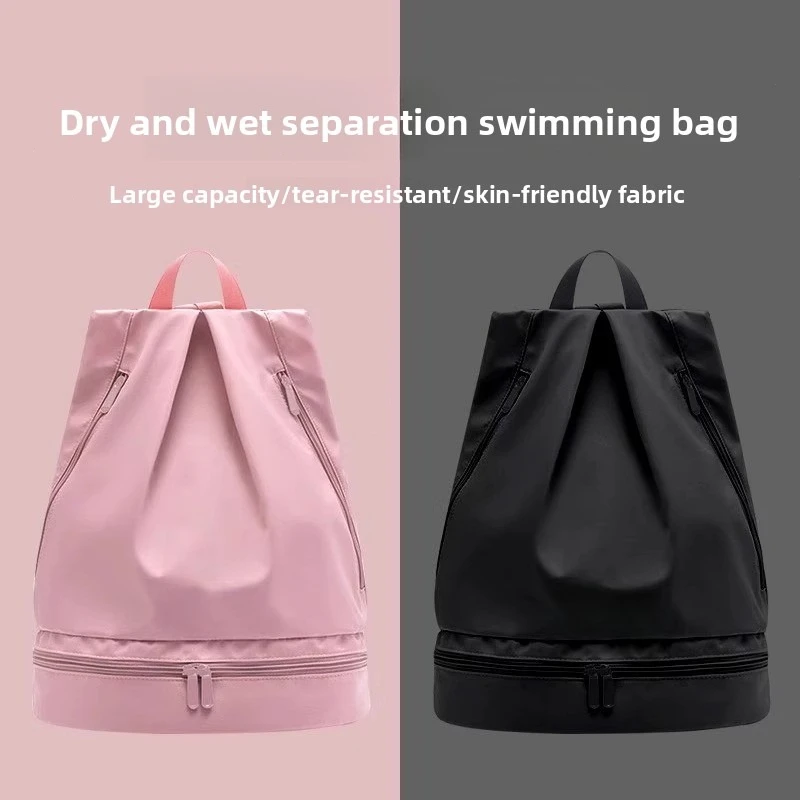 Separated Dry Wet Swim Backpack Large Capacity Sports Gym Bag for Men Women Swimsuit Gear Storage Outdoor Travel Daily Carry