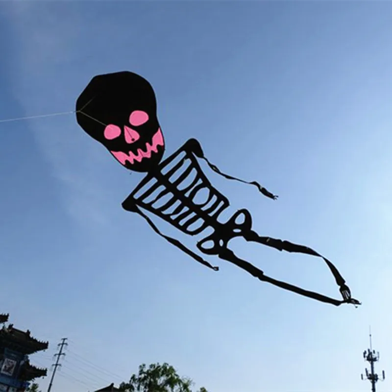 Free shipping skull kites flying 3d kites for adults toy sports kite line flies kites for professional kitesurf windrad octopus