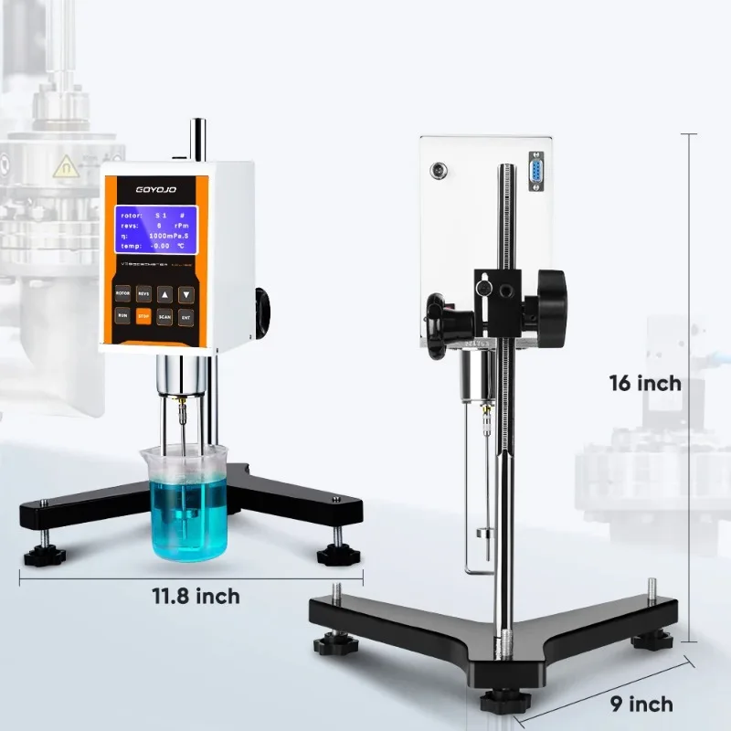 

[2026] Hot Sale Digital Rotary Viscometer Lab Viscosity Fluidimeter With LCD And Data Output For Inks Paints Coatings Adhesives