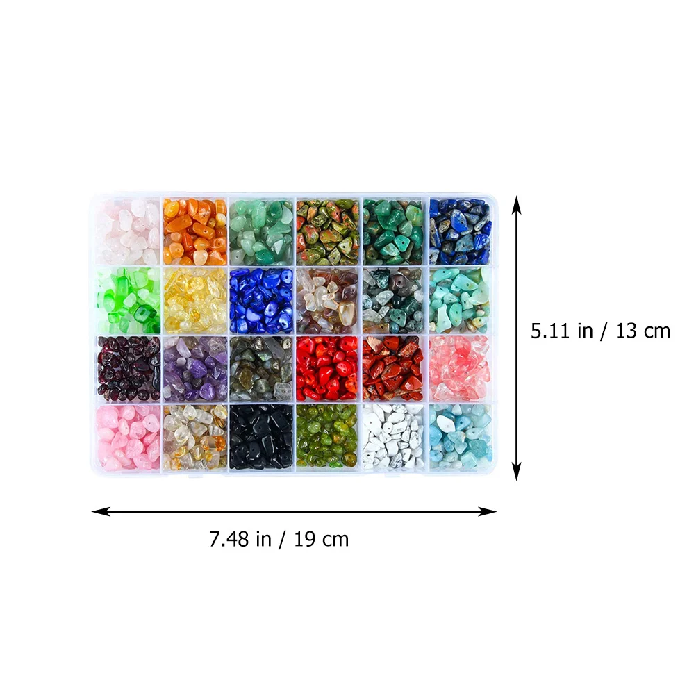 

1 Box Decorative Loose Beads Irregular Stone Beads For Diy Jewelry Making Craft Accessories Handmade Bracelet Necklace Art