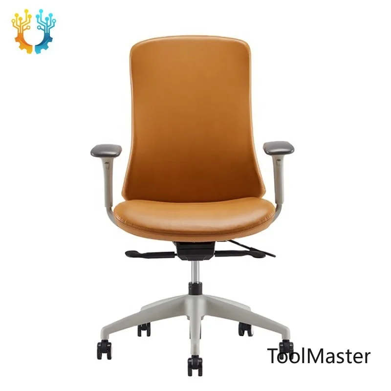 

[2026]KOHO Modern Style 4D Move PU Armrest Height Adjustable Genuine Leather Ergonomic BIFMA Certified Aluminum Executive Office