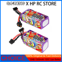 GAONENG GNB 1300mAh 120C 4S-6S LiHV LiPo Battery with XT60 Plug - High Voltage for FPV Racing Drone