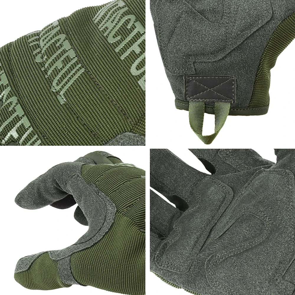 Outdoor Sports Cycling Tactical Gloves Full Finger Camo Glove Army Military Fitness Biking Shooting Bicycle Driving Men Mittens