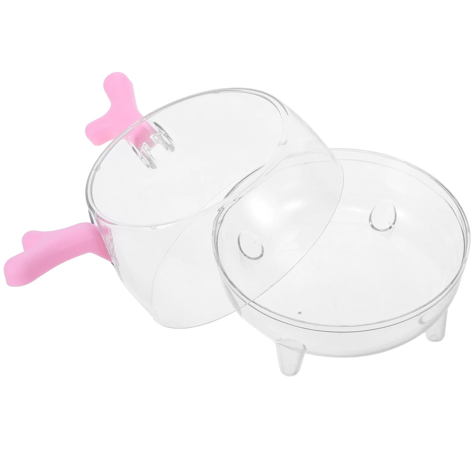 

Hamster Bathroom Toilet Small Pet Pink Bunny Potty Cage Accessories Removable Parts Easy Cleaning Multi Functional Design Urine