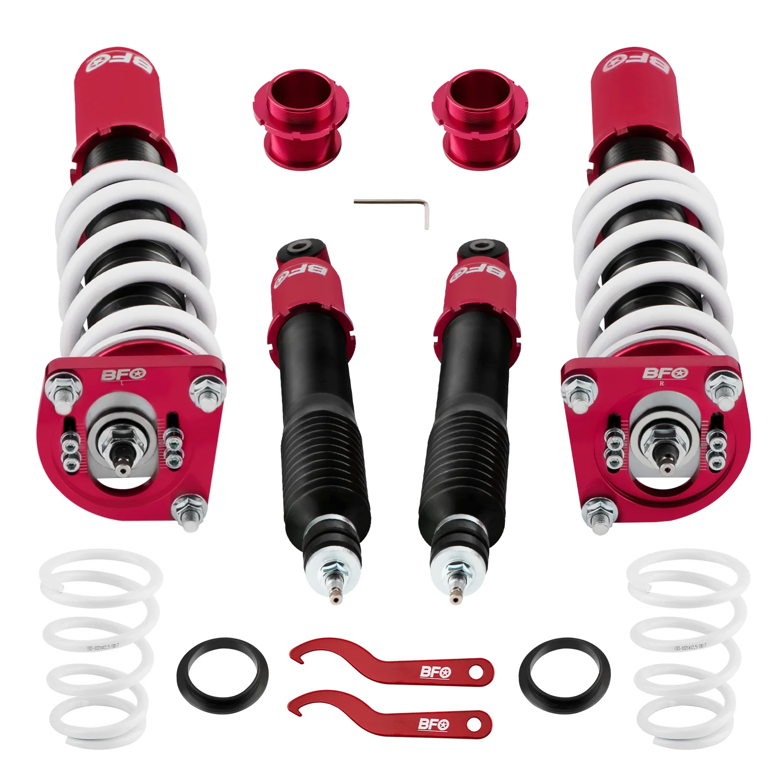 Coilover Adjustable Height Shock Absorber for Ford Mustang 4th 94-04 Suspension Lowering Shocks Absorbers Shocks Struts Kit