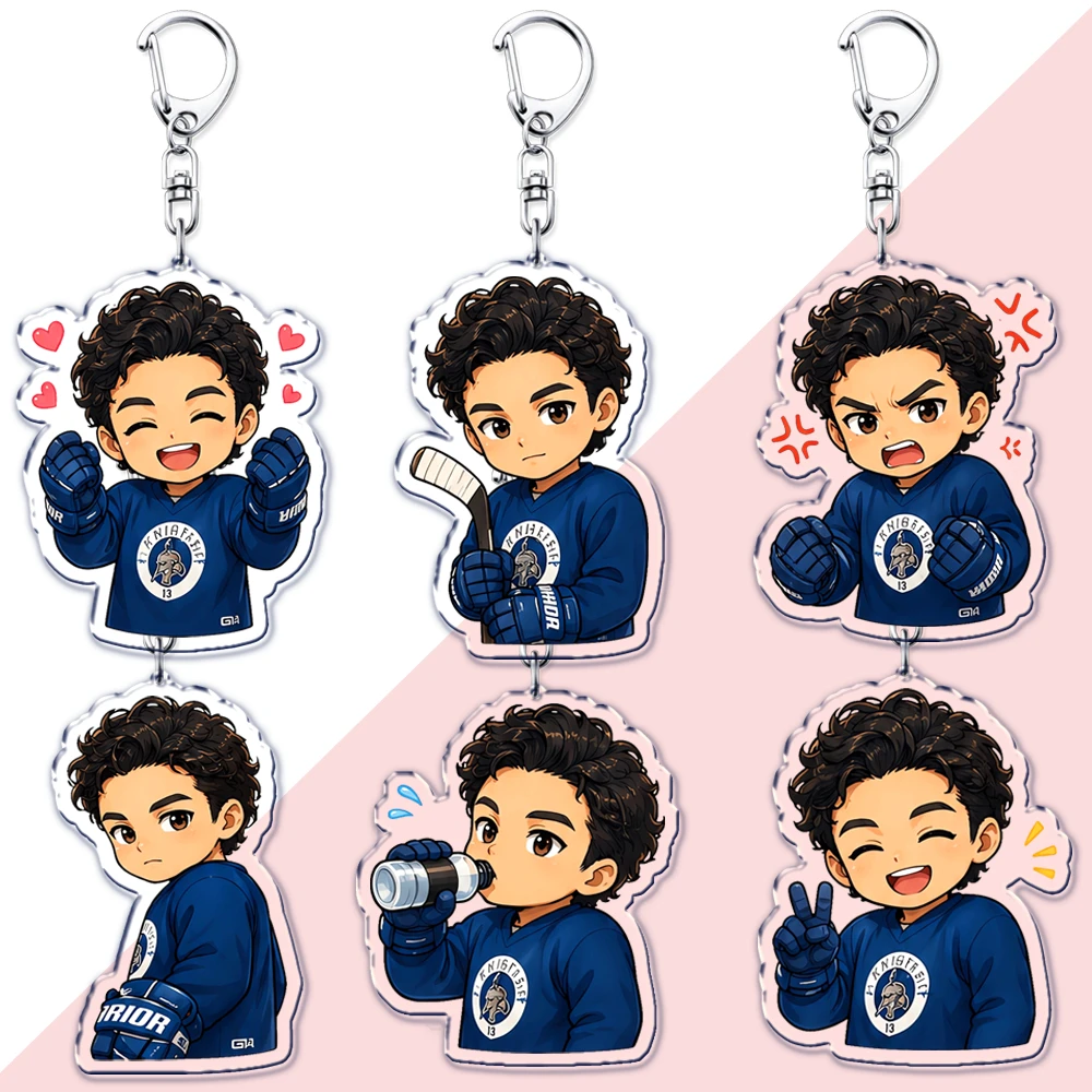 Llaveros de moda de Garrett Graham Chibis para accesorios de bolsos, joyería de Belmont Cameli, regalos para fans y amigos