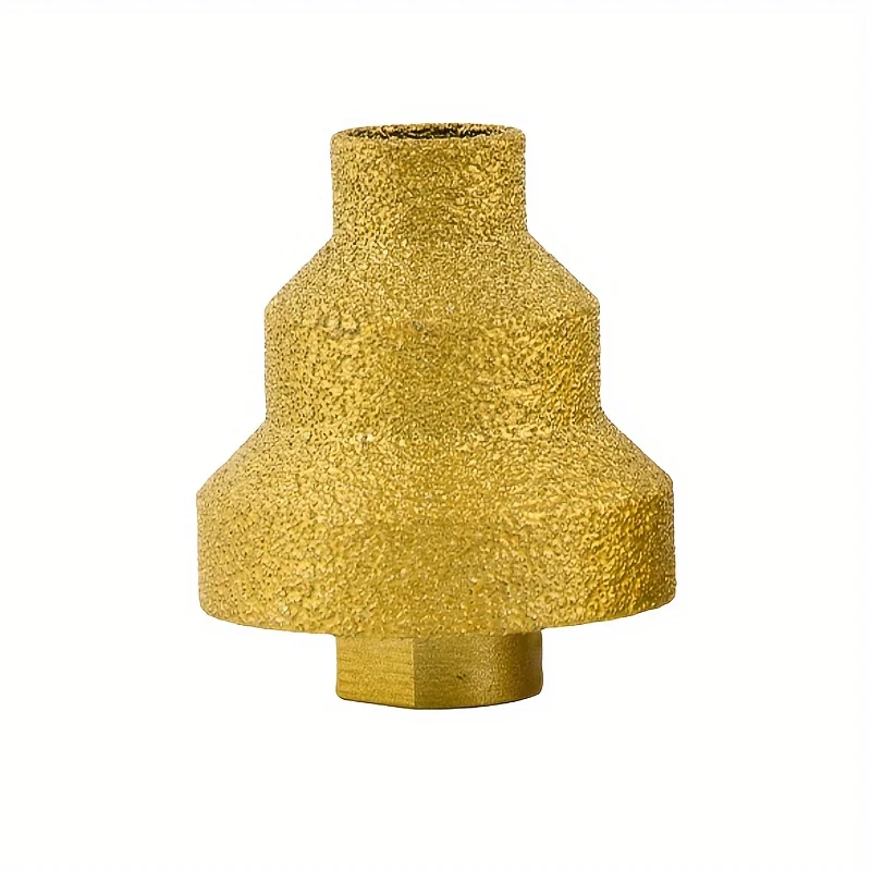 Set di punte per alesatore a cono per brasatura diamantata, dimensioni 20 mm, 35 mm, 50 mm con filettatura M10, per lavori di mattoni, foratura e rifilatura del marmo