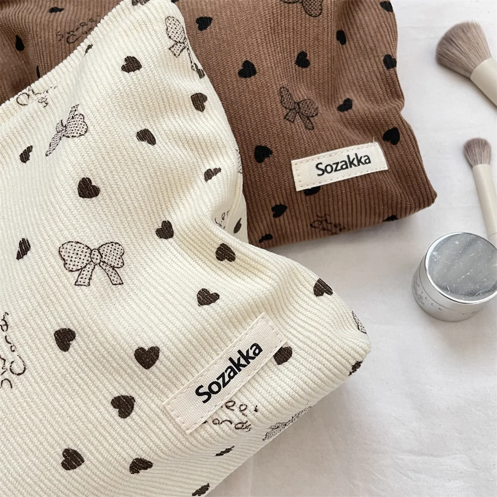 

Вместительная косметичка из вельвета, портативный органайзер для косметики для женщин, новая дорожная сумка для туалетных принадлежностей, чехол для хранения помады