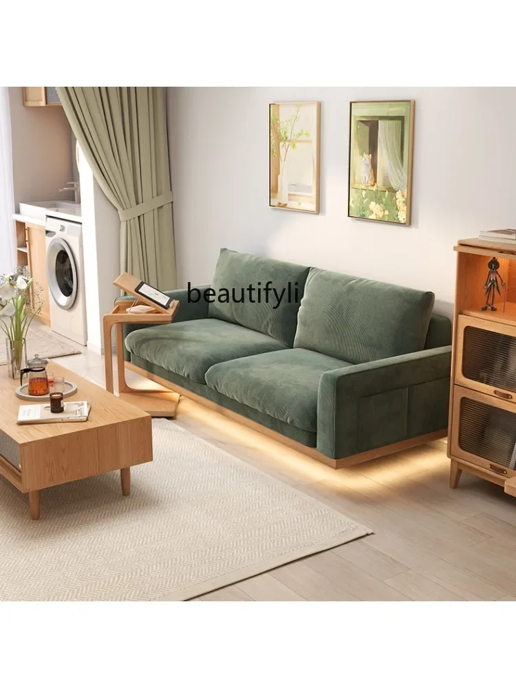 Designer Sofa Suspension Module Sofa Small Apartment Living Room Home Straight Row Double Simple Cloth Modern Chair furniture