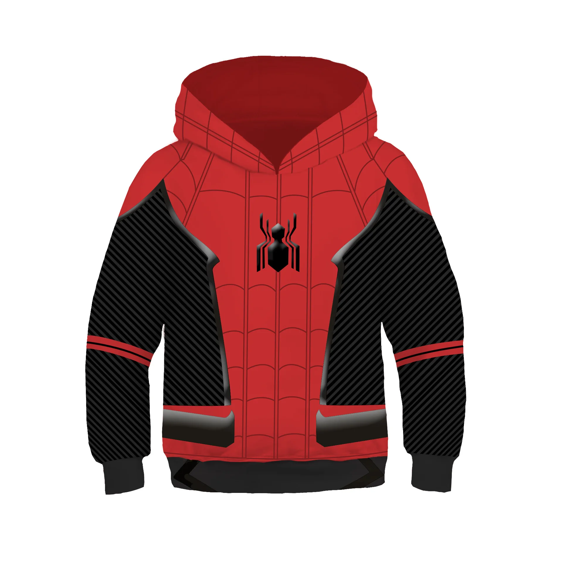 Spider Man Fashion Spring and Autumn Children\'s Hoodie Cartoon 3D Printed Trendy Boys\' Clothing Hero Party Girls\' Pants MINISO