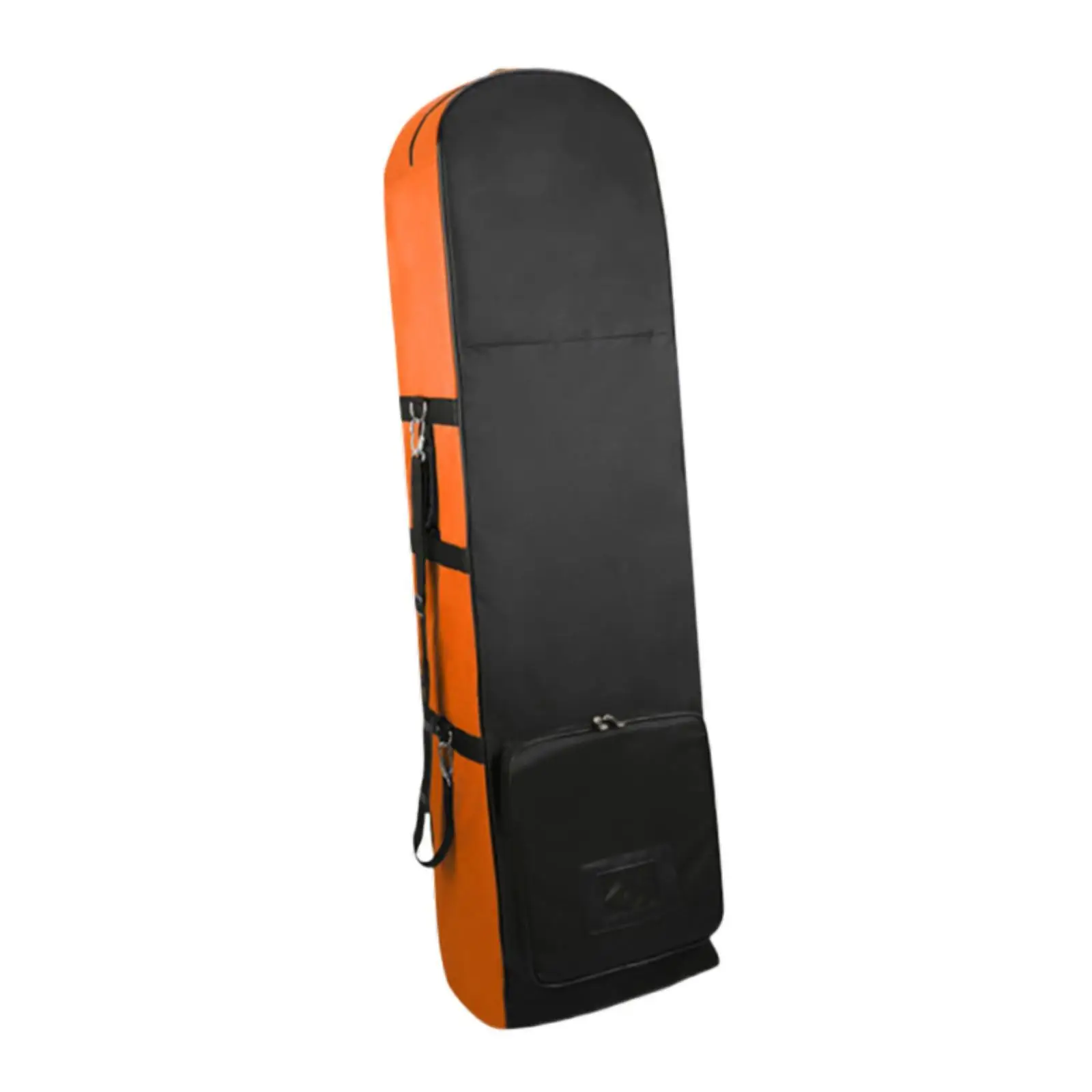 Portable Foldable Golf Travel Bag Spacious Polyester Golf Club Protection Cover with Wheels for Trolley Use