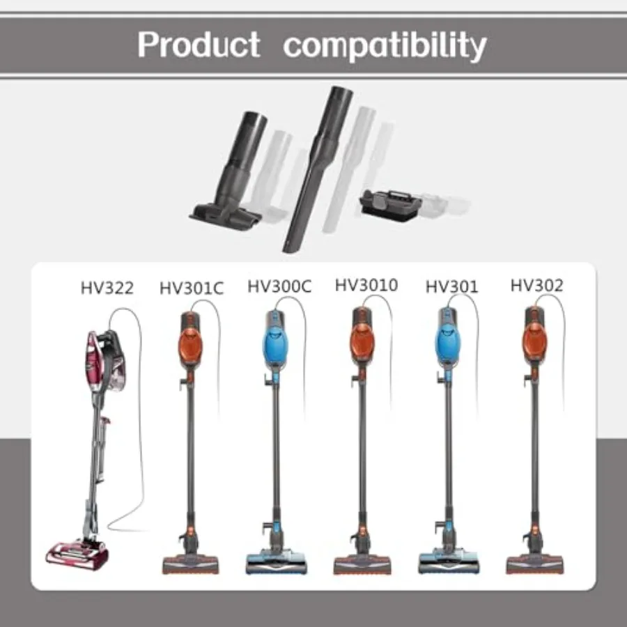 Vacuum Replacement Parts Compatible With Shark Rocket HV300 HV301 HV320 HV322 Series, Rotator NV75 NV75 NV600 NV650 NV680 NV68