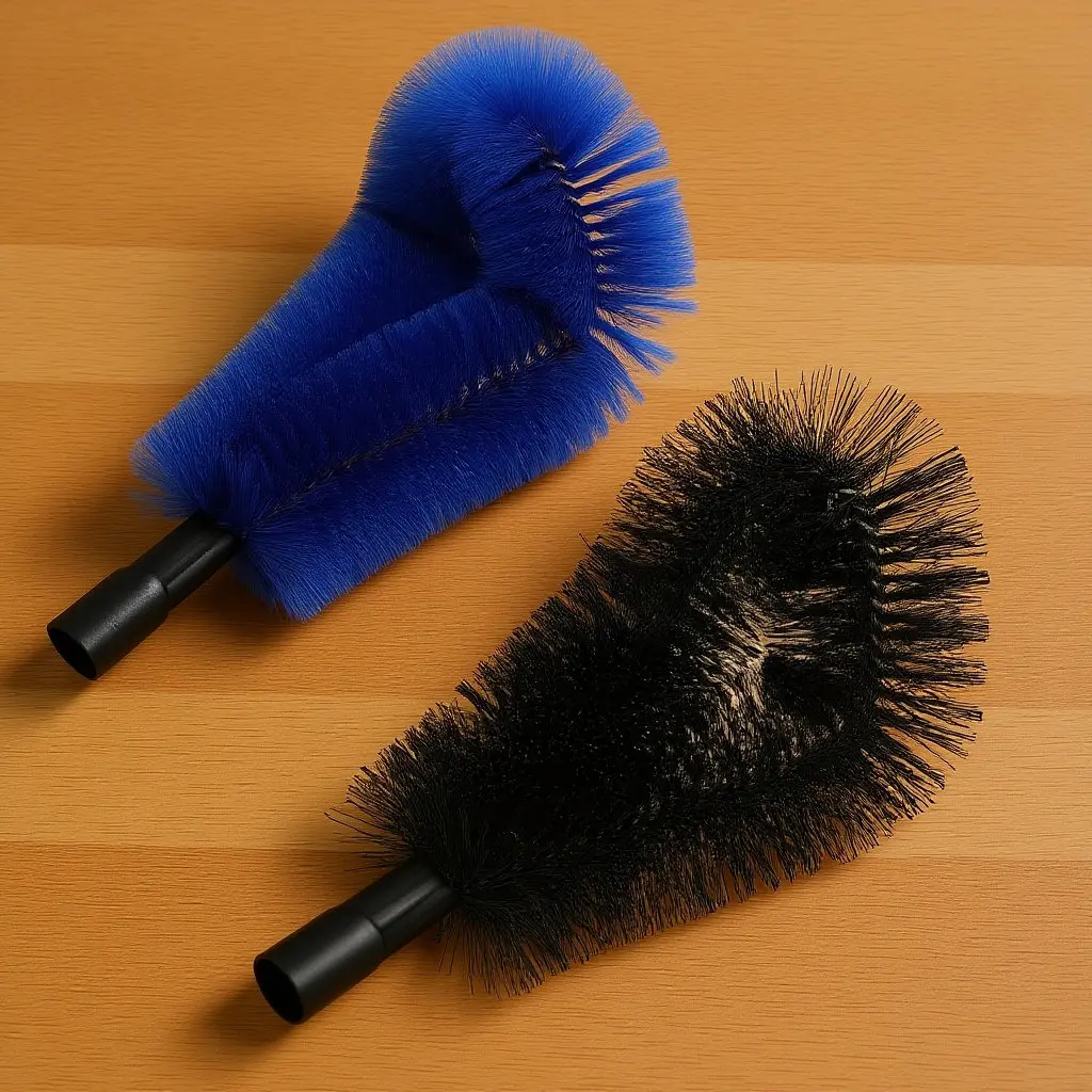 

2Pcs Gutter Brush Head Efficient Gutter Cleaning Tool Attachment for Gutters Leaf Blockage Removal Exterior House Cleaning