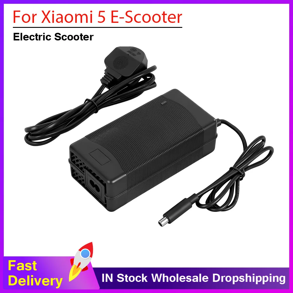 

54.6V 2A Charger Compatible with For Xiaomi 5 Electric Scooter Charger Power Adapter AU/US/ EU/ UK Plug