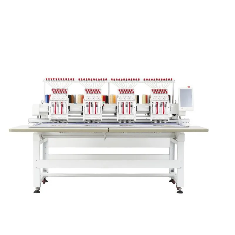 4-Head computerized embroidery machine ready-to-wear hat personalized multi-head embroidery machine 12-needle high-speed