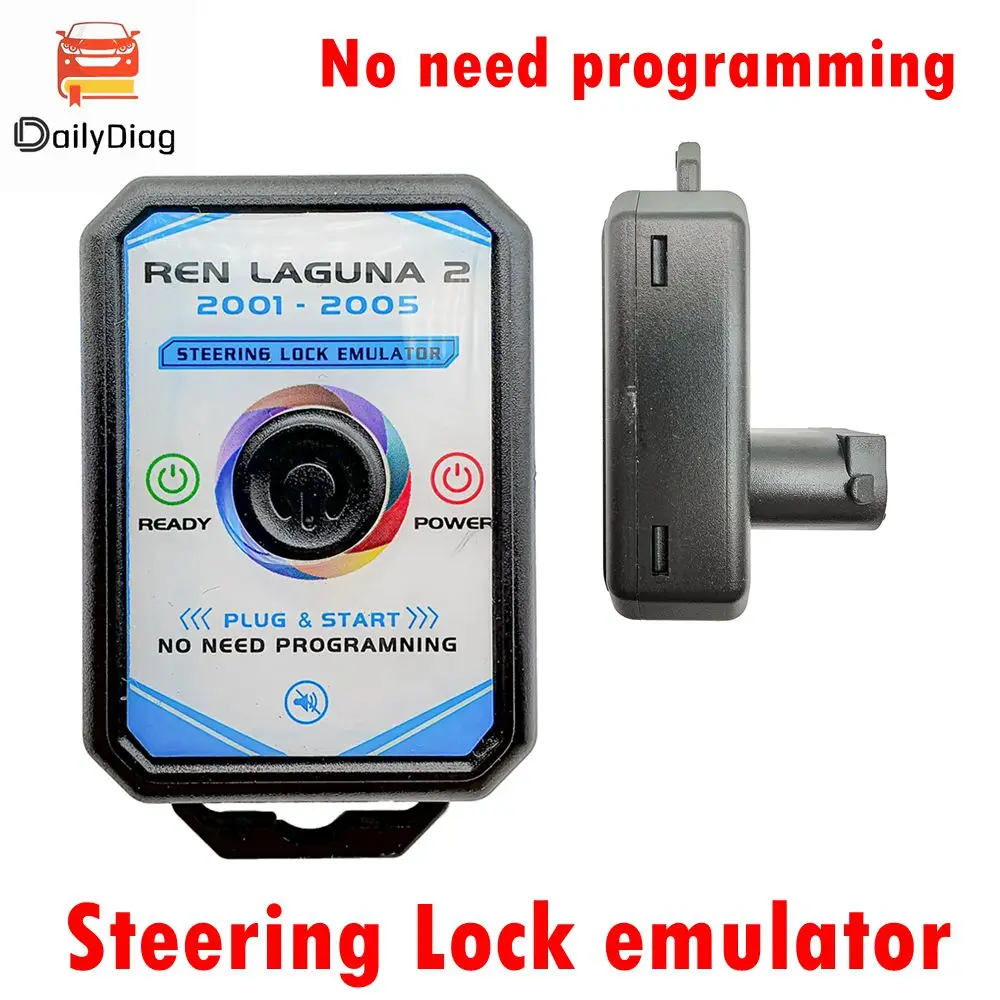 

New Updated ESL ELV Steering Lock Emulator for Renault Laguna 2 2001-2005 Simulator Plug & Start with Lock Sound