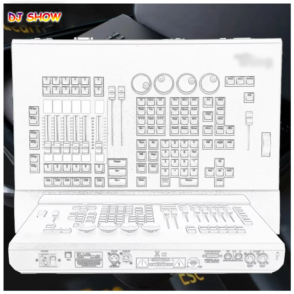 

New Version Command Wing Fader Wing Controller 2048 Parameters Stage Lighting Console DMX Control Bar DJ Moving Head Lights
