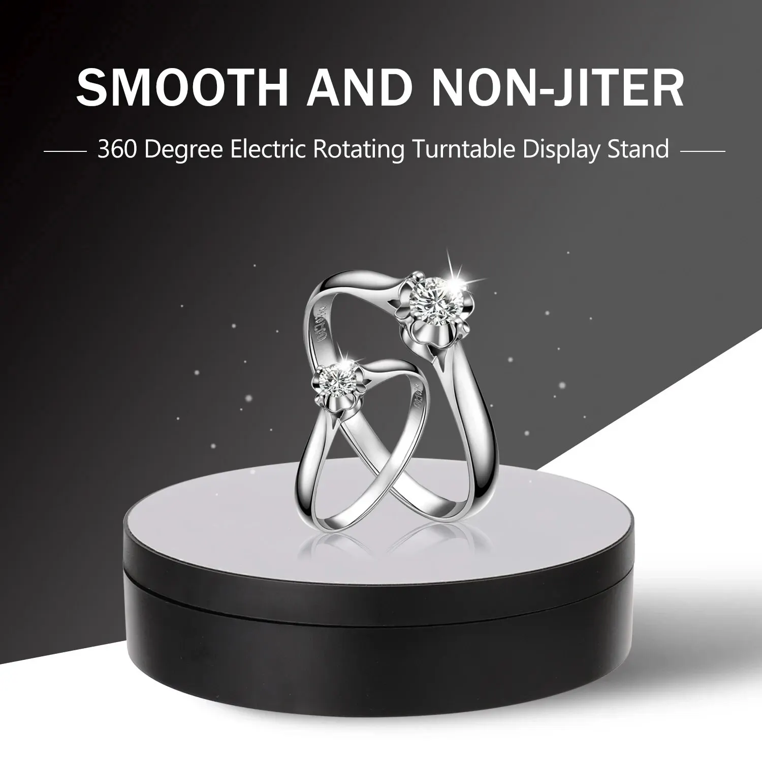 Intelligent Speed Rotating Display Stand 360 Degree USB Charging Motorized Carousel Rotating Base Stand For Photography