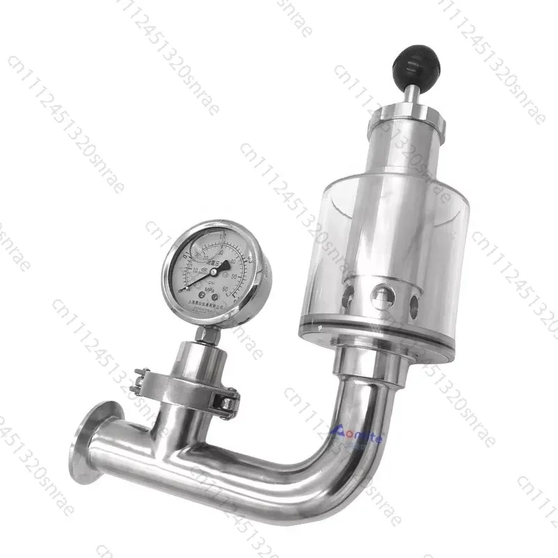Water Seal Pressure Reducing Valve Adjustable Rotary Valve Stainless Steel  for Gas Fermenters Pressure Relief Function