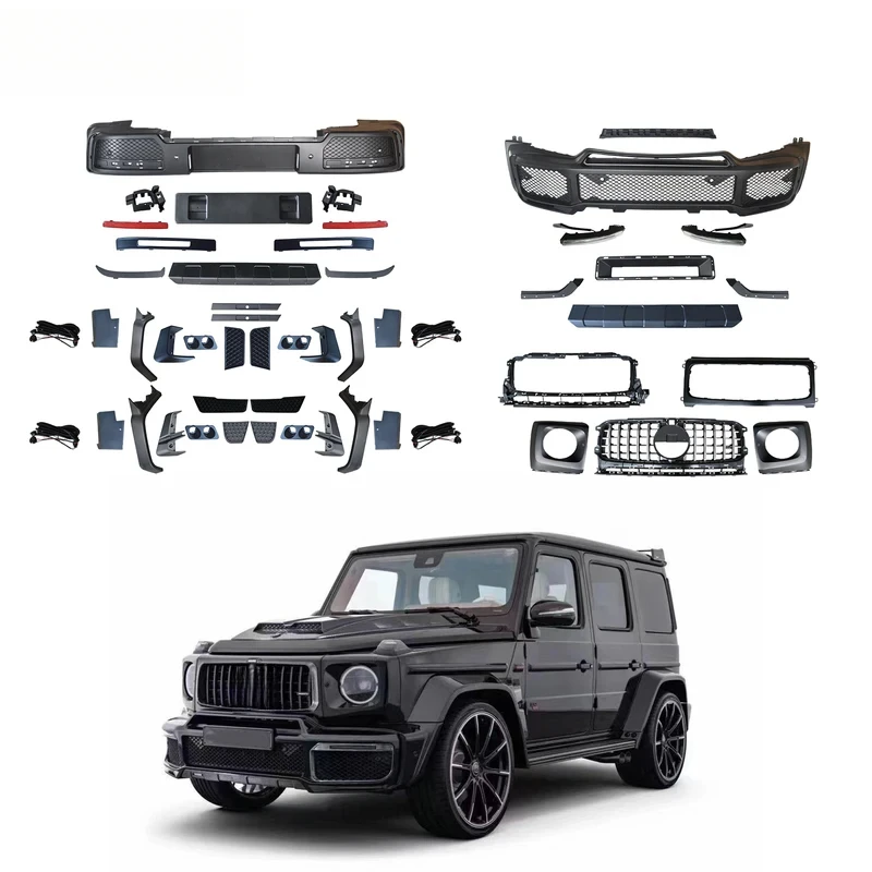 

Комплекты кузова Leishuo Manufacture W464 с защитой бампера Bodykit для G Class W464 Upgr G500 B Body Kit