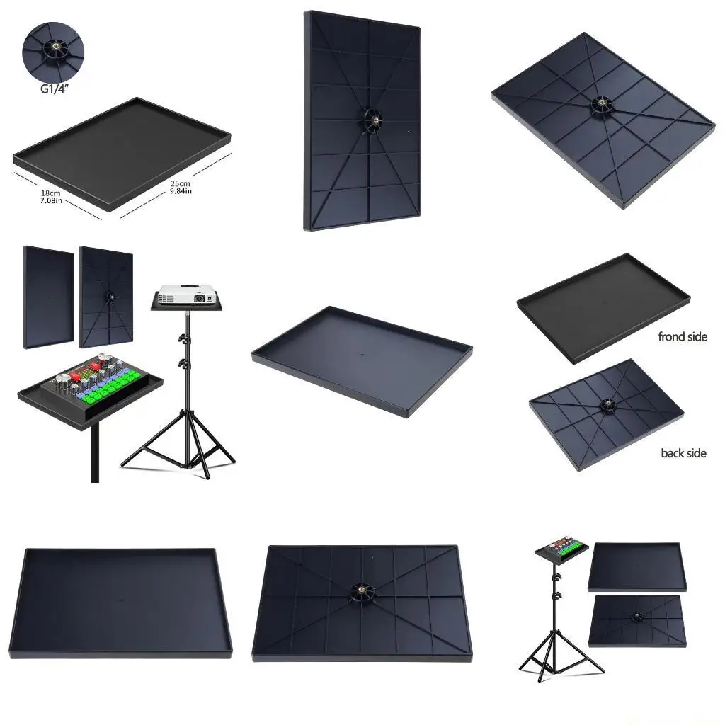 31BE Microphone Holder for Mic Stand Microphone Stand Tray Projector Mount Holder