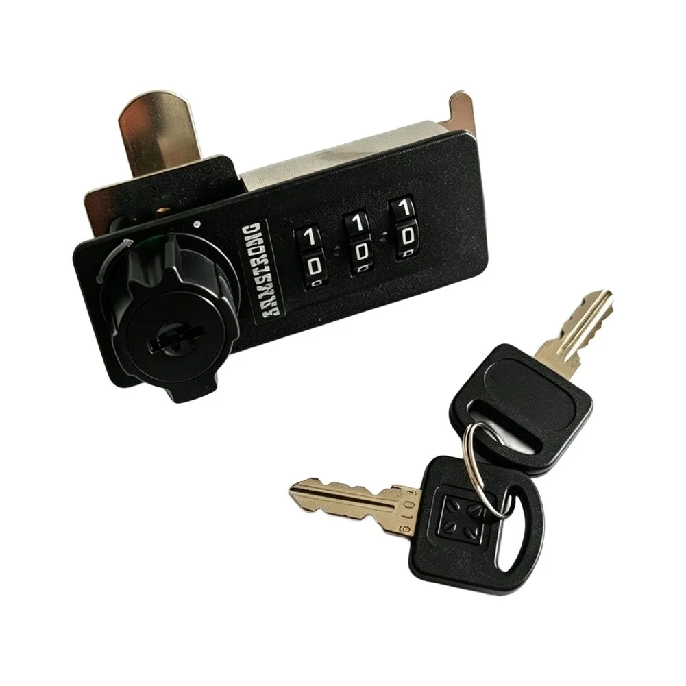 Mechanical Password Cam Lock With Key Override For Cabinet Locker For File Drawer Mailbox Security Hardware
