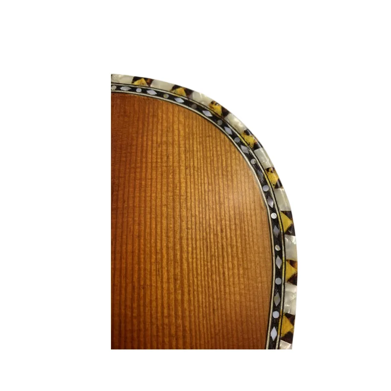 Strad style SONG master bird\'s eye wood 4/4 violin,inlay shell and carving rib #14986