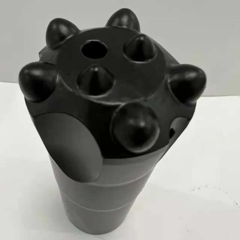 

6 Teeth 7 Teeth Taper Button Bits Mining Drill Bits For Rock Drilling 32mm 50mm Hard Spherical Cemented