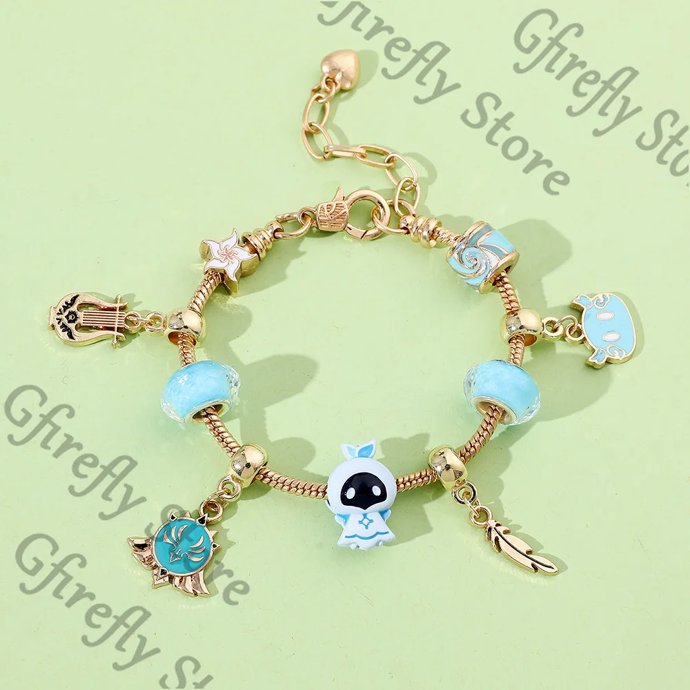 

Anime Genshin Impact Bracelet Exquisite Hand Chain Ambitus Cosplay Souvenir Craft Decorate Venti Handmade Accessories Gift