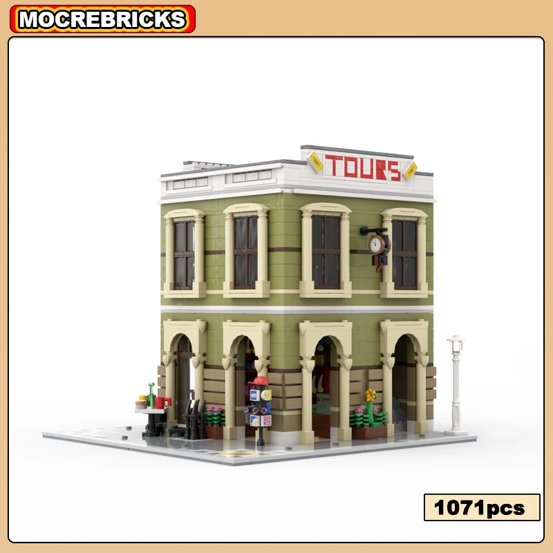 Famous Modern Architecture History and Cultural Relics Museum Modular Building Block Assembly Model Brick Toys Children's Gifts