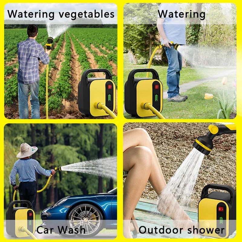 48/96Ah Electric Sprayer Home Garden Irrigation Watering Machine Large Capacity Lithium Battery Rechargeable Water Pump