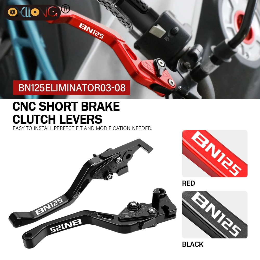 

CNC Motorcycle Short Brake Clutch Levers Accessories Parts For KAWASAKI BN125 ELIMINATOR 2003 2004 2005 2006 2007 2008