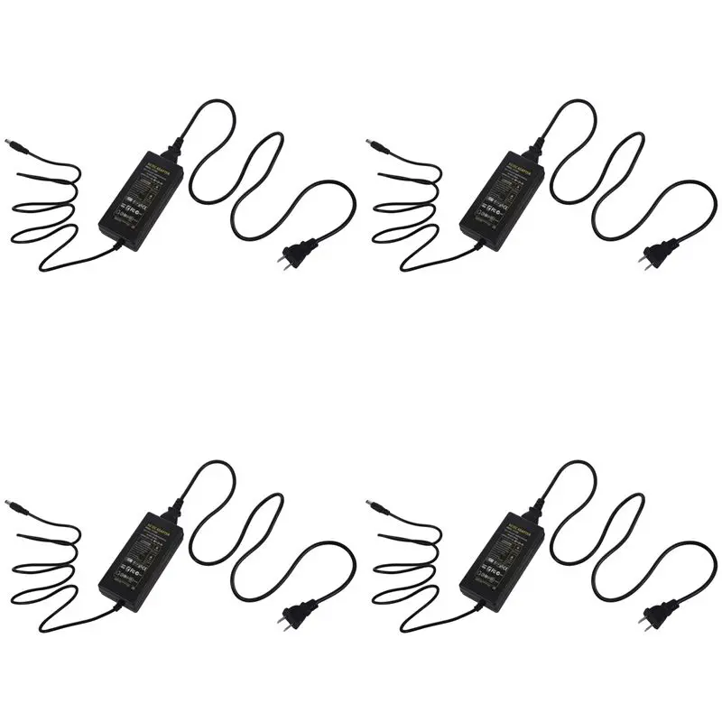 THIVN-4X 12V Power Supply Adapter 5A Transformer 110-220V & Gift