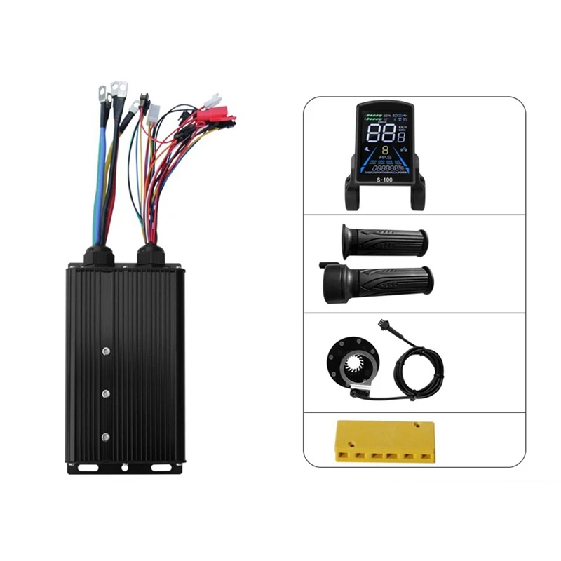 Lithium-Ion Power Adaptation Set 80A Controller With S-100 Color LCD Meter 20X Turnbuckle KT8 Magnetic Sensor Set