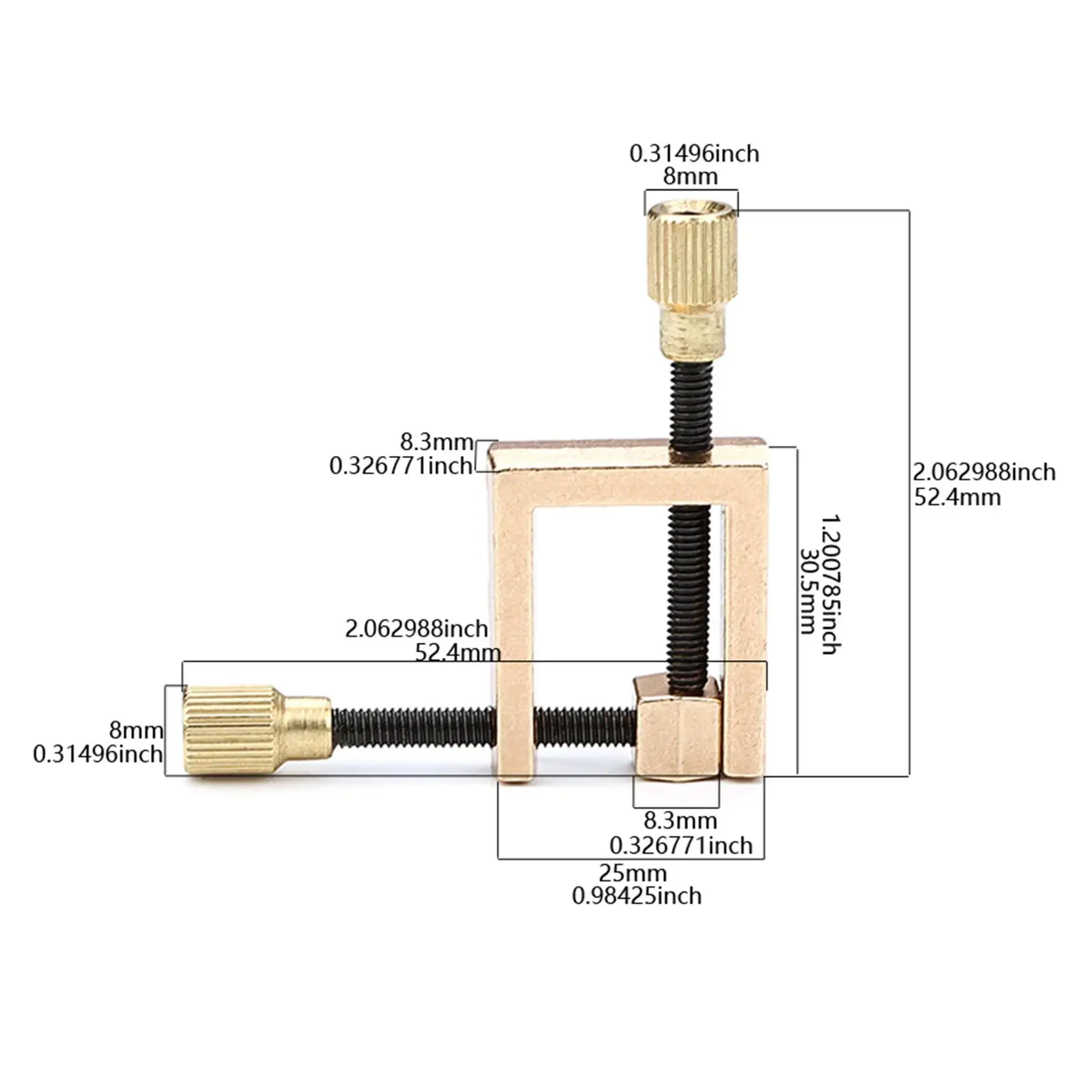 Strumento per morsetto per bordi per violino strumento portatile per la produzione di violino durevole strumento per Luthier per