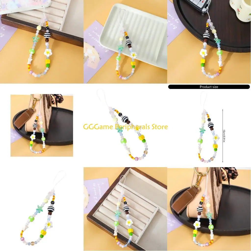 

U55B Phone Chain Strap Bracelet Pendant Cellphone Lanyard for Friend Family Coworkers