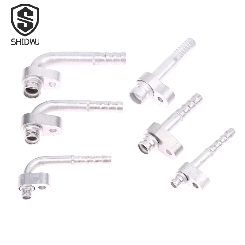 1Pcs Hose Joint For Automobile Air Conditioner Air Cooling Joint R134 Fitting w/ Plate Air Cooling Fittings