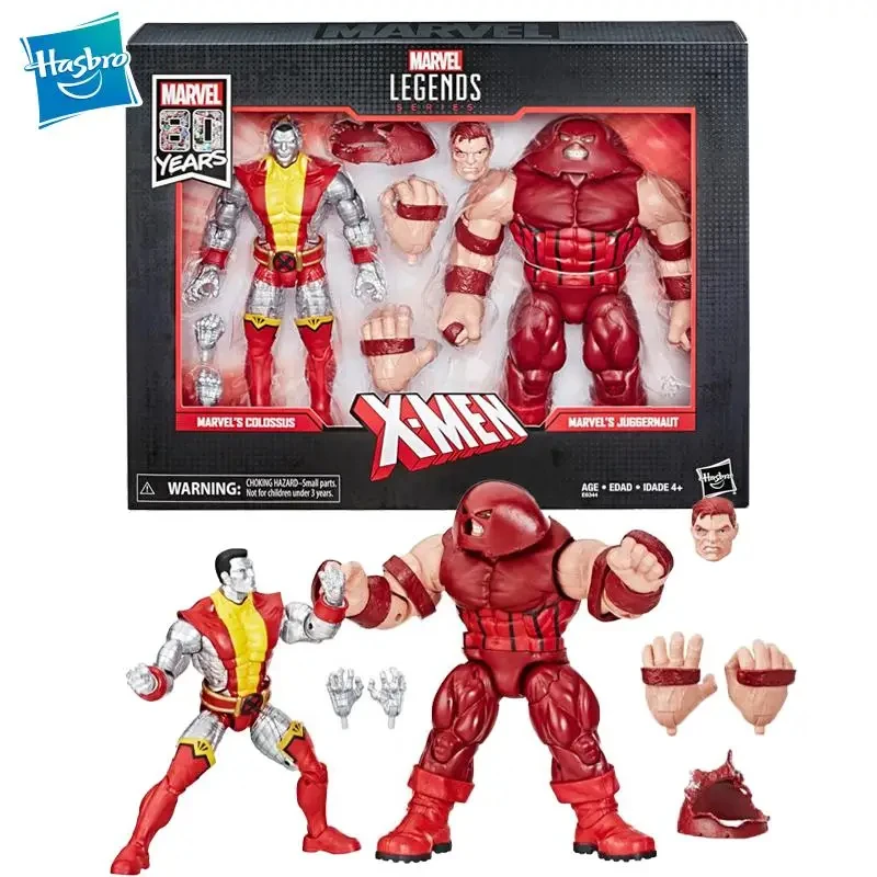 Hasbro Marvel Legends Series 80Th Anniversary Colossus Vs Juggernaut  Toy with Accessories Adults Collectible Model New in Stock