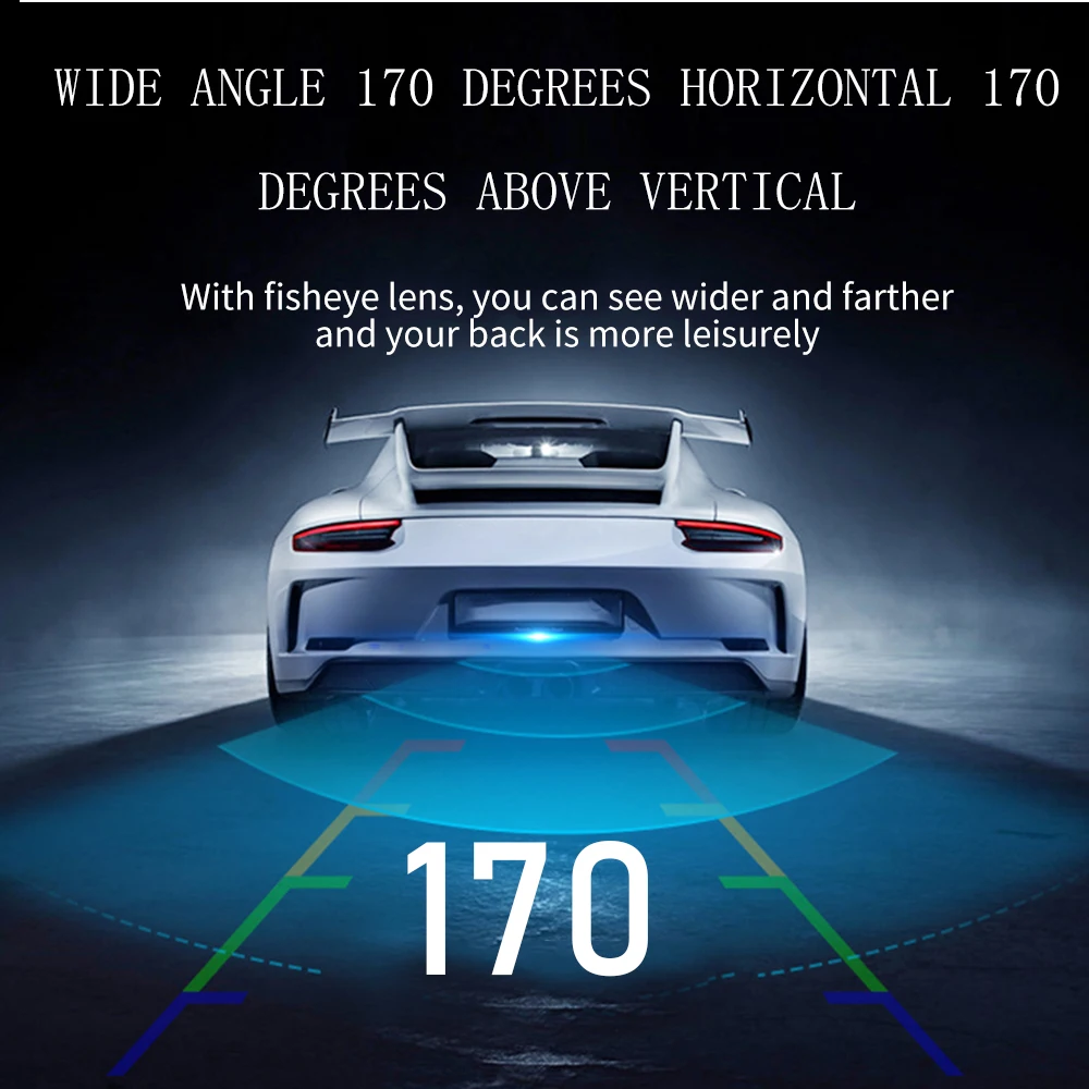 Car Rear View Reverse Parking Camera 170 wide Degree CCD Night Vision for Toyota Camry Aurion XV40 2007 2008 2009 2010 2011 2012