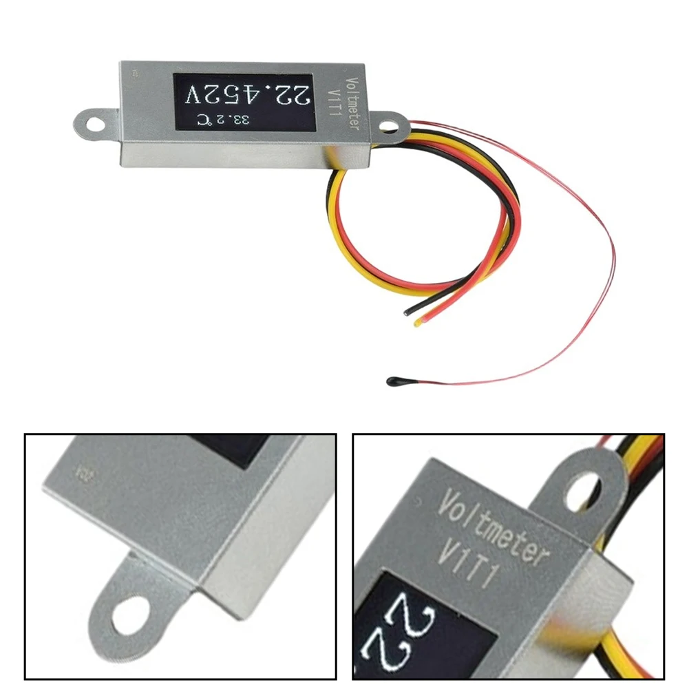 Embedded For OLED Display Meter for Dual Parameter Monitoring in Power Supply Design and Battery Management Applications